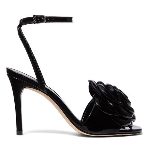 Michael Kors Elodie Patent Leather Sandals 